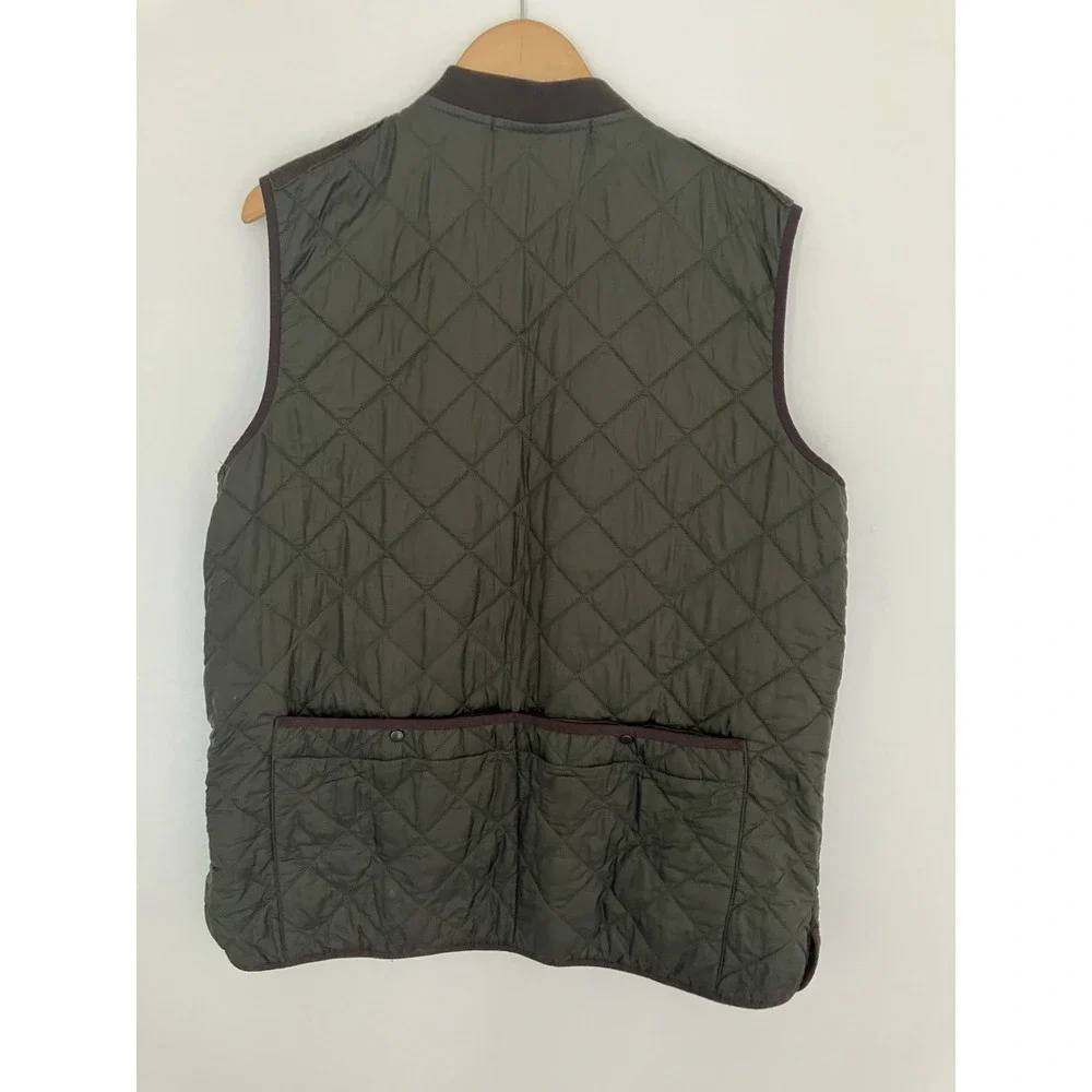 Barbour Keeperwear Quilted Shooting Vest Men's Size Large Huntercore
